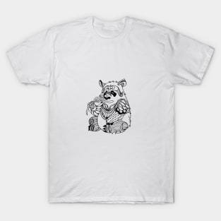 Panda doodle by graceheartwork T-Shirt